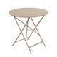Table ronde pliante BISTRO D.77 x H.74 cm Muscade