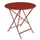 Table ronde pliante BISTRO D.77 x H.74 cm Piment