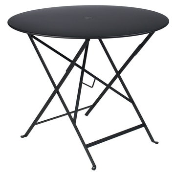 Table ronde pliante BISTRO de Fermob D.77 x H.74 cm Réglisse