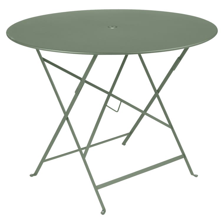 Table ronde pliante BISTRO de Fermob D.96 x H.74 cm Cactus Table ronde pliante BISTRO de Fermob D.96 x H.74 cm Cactus