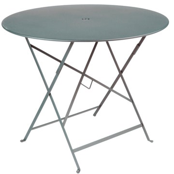 Table ronde pliante BISTRO de Fermob D.96 x H.74 cm Gris orage