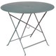 Table ronde pliante BISTRO D.96 x H.74 cm Gris orage