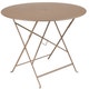 Table ronde pliante BISTRO D.96 x H.74 cm Muscade