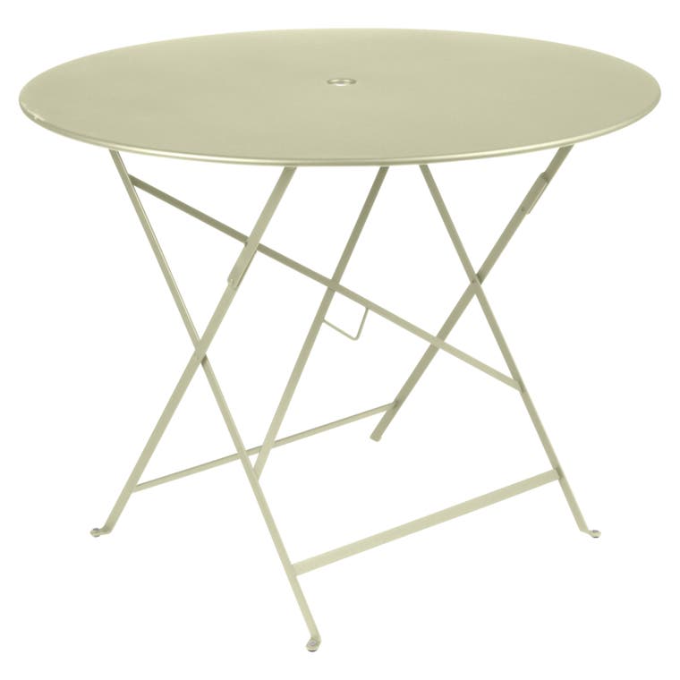 Table ronde pliante BISTRO de Fermob D.96 x H.74 cm Tilleul Table ronde pliante BISTRO de Fermob D.96 x H.74 cm Tilleul