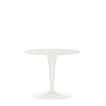 Table ronde TIP TOP MONO de Kartell, Blanc brillant