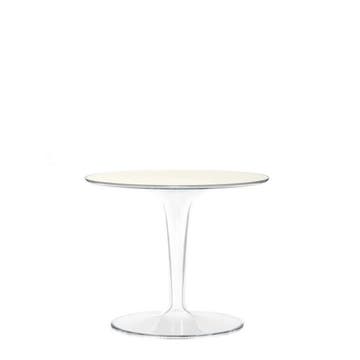 Table ronde TIP TOP de Kartell, Blanc Opaque 
