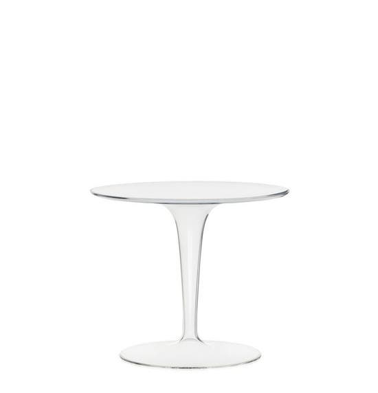 Table ronde TIP TOP de Kartell, Cristal