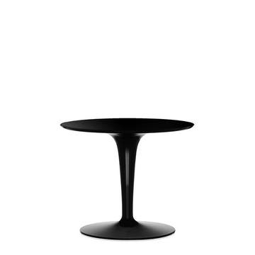 Table ronde TIP TOP MONO de Kartell, Noir brillant