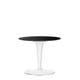 Table ronde TIP TOP, Noir Opaque 
