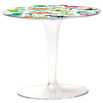 Table ronde TIP TOP KIDS de Kartell, transparent-dinosaure