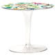 Table ronde TIP TOP KIDS de Kartell, transparent-dinosaure