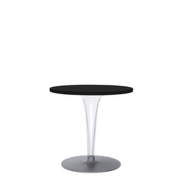 Table ronde TOPTOP avec base ronde de Kartell, Ø60, Noir