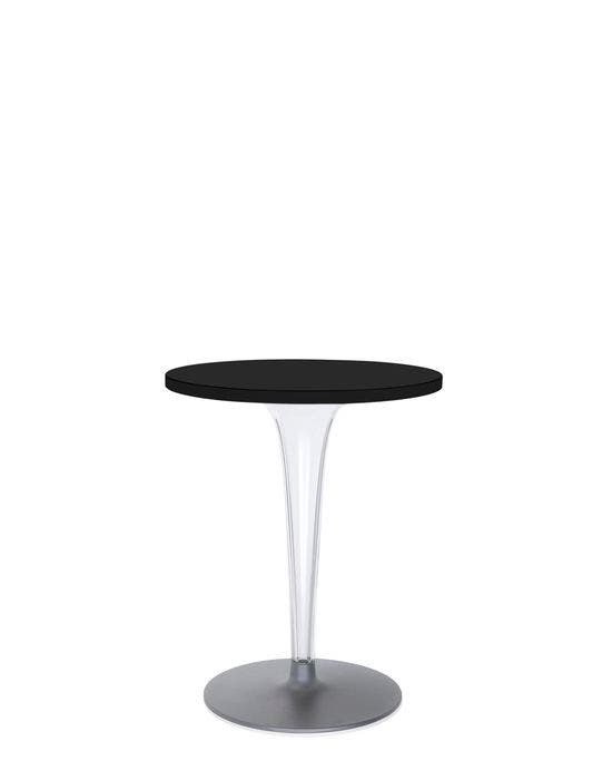 Table ronde TOPTOP avec base ronde de Kartell, Ø60, Noir Table ronde TOPTOP avec base ronde de Kartell, Ø60, Noir