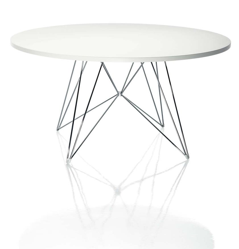 Table ronde XZ3 de Magis, Blanc / Blanc