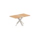 Table TRAVERSE 150 de Royal Botania, Teck et blanc