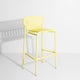 Tabouret haut WEEK-END, Jaune