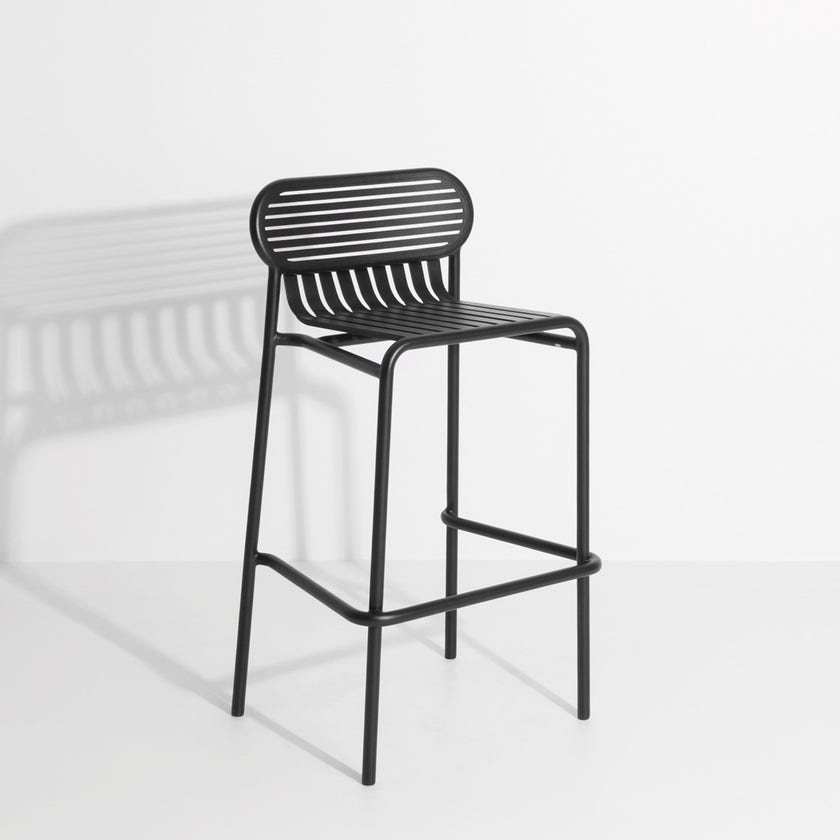 Tabouret haut WEEK-END de Petite Friture, Noir Tabouret haut WEEK-END de Petite Friture, Noir