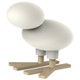 Tabouret décoratif HAPPY BIRD, Blanc