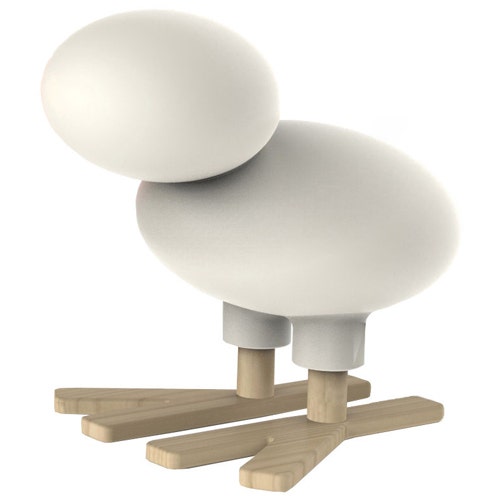 Tabouret décoratif HAPPY BIRD de Magis Collection Me Too, Blanc Tabouret décoratif HAPPY BIRD de Magis Collection Me Too, Blanc