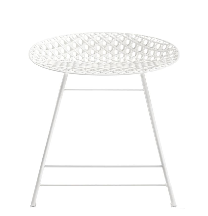 Fauteuil haut SMATRIK de Kartell, Intérieur, Blanc - pied blanc