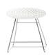 Fauteuil haut SMATRIK, Intérieur, Blanc - pied Chrome