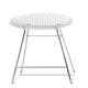 Fauteuil haut SMATRIK, Intérieur, Cristal - pied Chrome