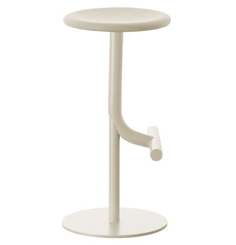 Tabouret pivotant TIBU H. 60/77 cm de Magis, Beige