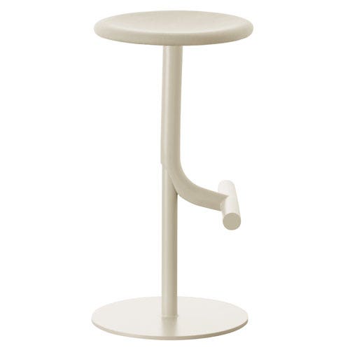 Tabouret pivotant TIBU H. 60/77 cm de Magis, Beige Tabouret pivotant TIBU H. 60/77 cm de Magis, Beige