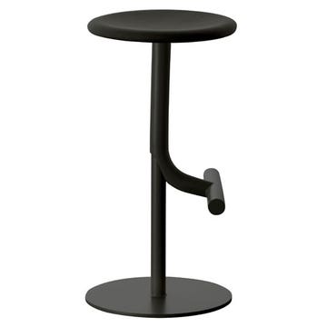 Tabouret pivotant TIBU H. 60/77 cm de Magis, Noir