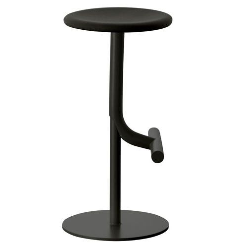 Tabouret pivotant TIBU H. 60/77 cm de Magis, Noir