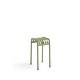 Tabouret bas PALISSADE, H.45 cm, Olive