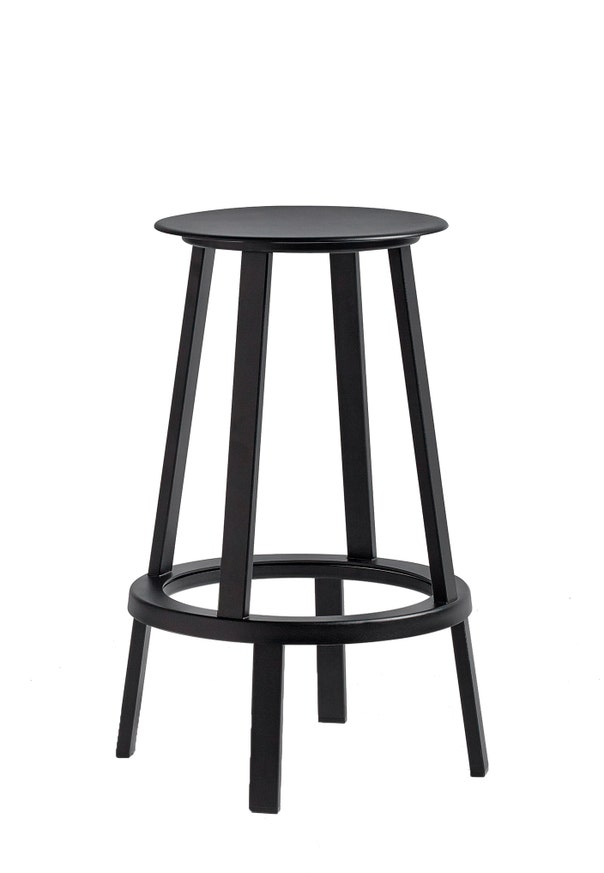 Tabouret bas REVOLVER de Hay, H.65 cm, Black Tabouret bas REVOLVER de Hay, H.65 cm, Black