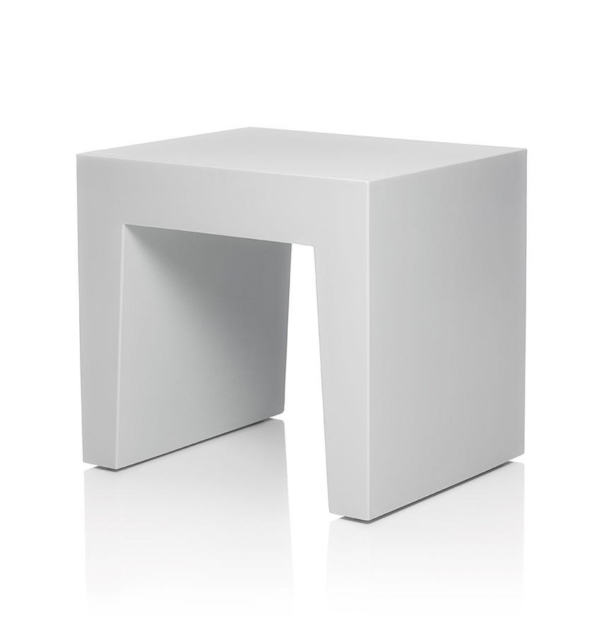 Tabouret CONCRETE SEAT de Fatboy, Gris clair