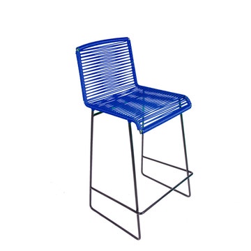Tabouret de bar CENOTE de Boqa, Bleu nuit