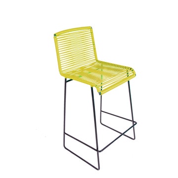 Tabouret de bar CENOTE de Boqa, Jaune moutarde
