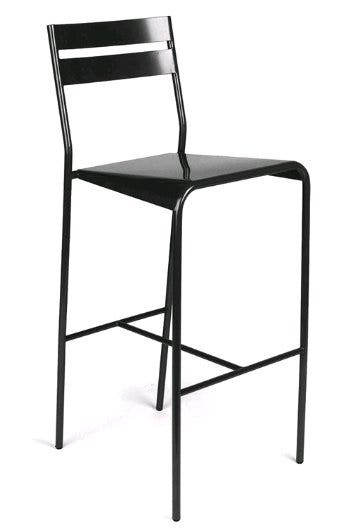 Tabouret de bar FACTO de Fermob réglisse Tabouret de bar FACTO de Fermob réglisse