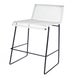 Tabouret de bar GRAN CENOTE, Blanc d'argent