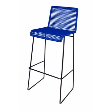 Tabouret de bar GRAN CENOTE de Boqa, Bleu nuit