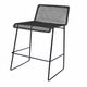 Tabouret de bar GRAN CENOTE, Noir d'aniline