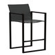 Tabouret de bar NINIX, Noir