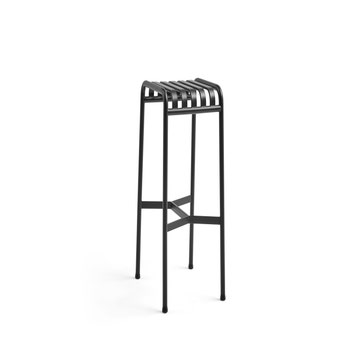 Tabouret de bar PALISSADE, H.78 cm, Anthracite