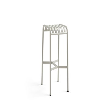 Tabouret de bar PALISSADE, H.78 cm, Sky grey