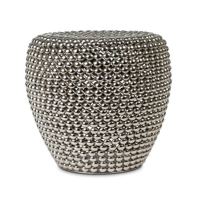 Tabouret DOT STOOL de Pols Potten, Argenté