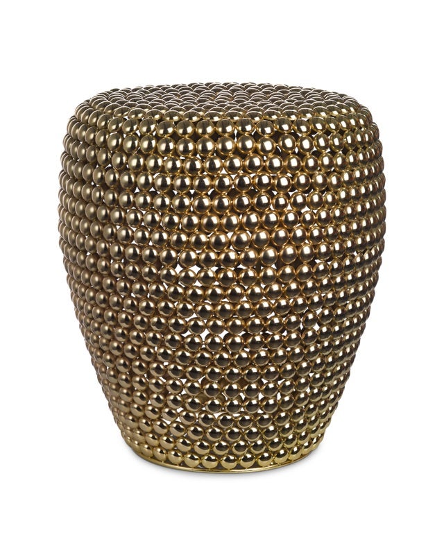 Tabouret DOT STOOL de Pols Potten, Laiton Tabouret DOT STOOL de Pols Potten, Laiton
