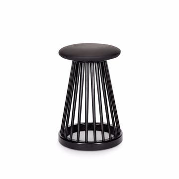 Tabouret FAN de Tom Dixon, noir