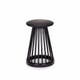 Tabouret FAN, noir
