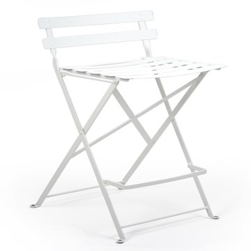 Tabouret haut BISTRO de Fermob, blanc coton