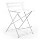 Tabouret haut BISTRO, blanc coton
