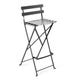 Tabouret haut BISTRO, Carbone