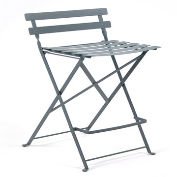 Tabouret haut BISTRO de Fermob, gris orage